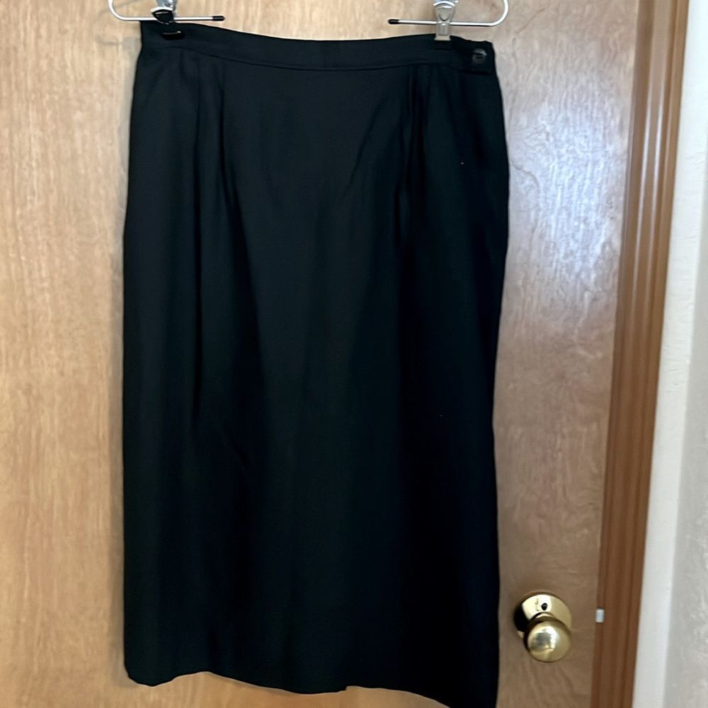 Vintage Pendleton Country Sophisticates Black Skirt 12